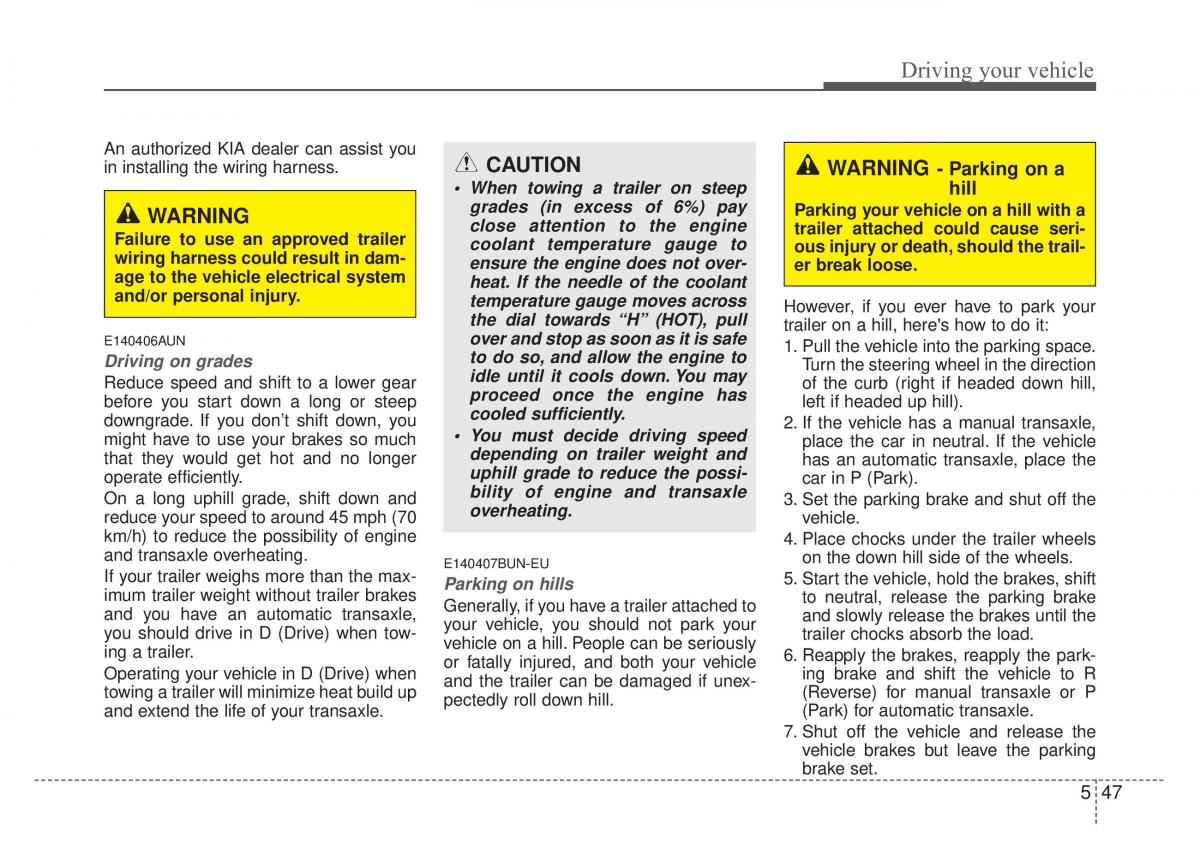 Kia Optima Magentis Lotze owners manual / page 246