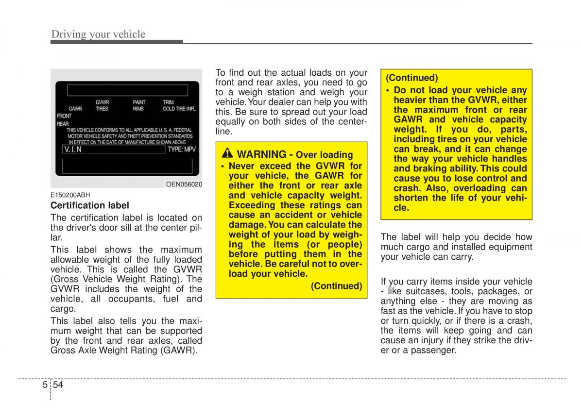 Kia Optima Magentis Lotze owners manual / page 253