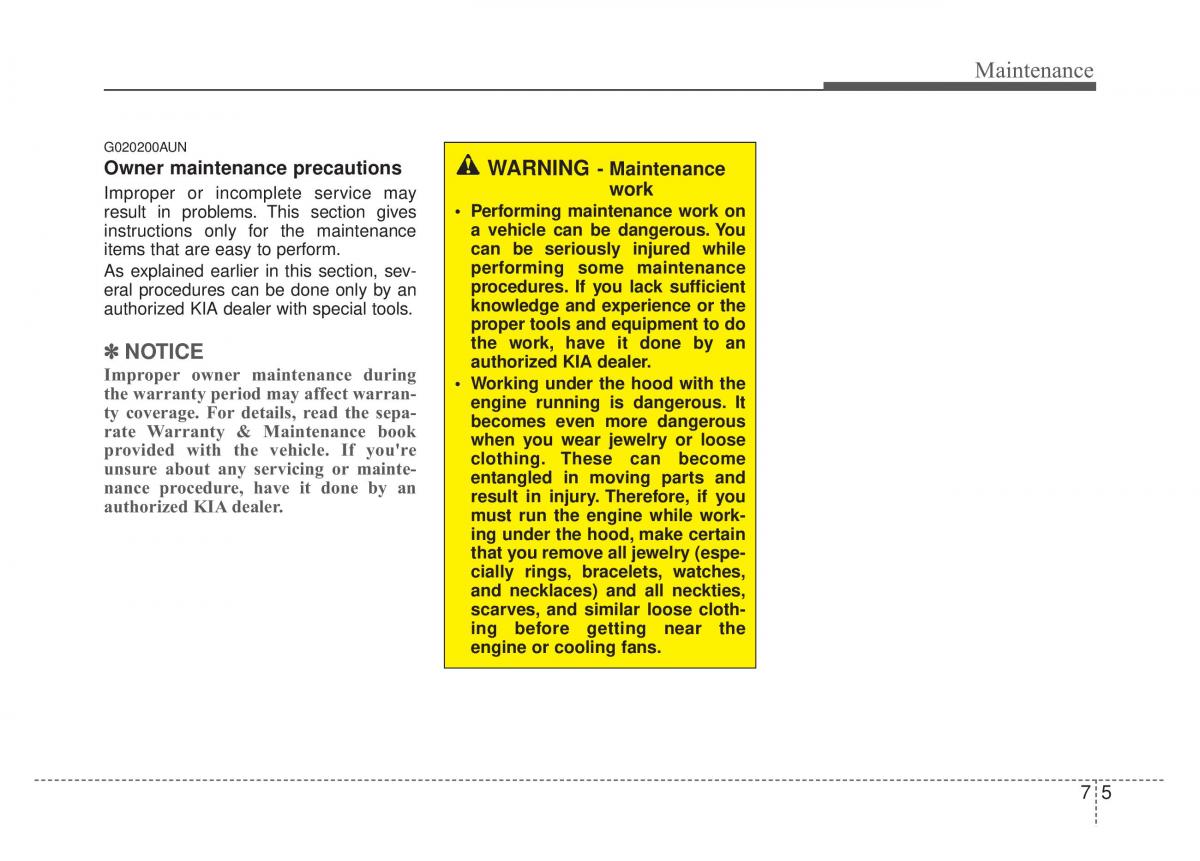 Kia Optima Magentis Lotze owners manual / page 283