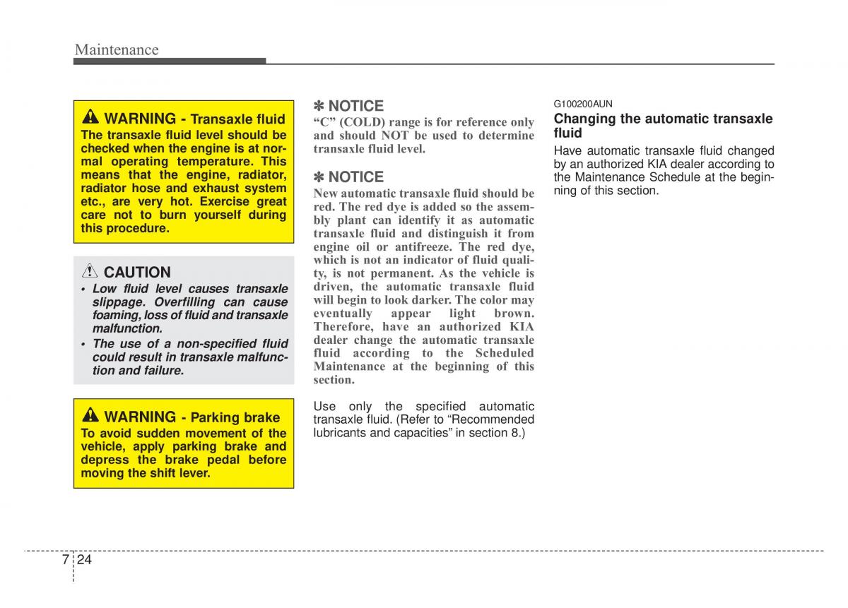 Kia Optima Magentis Lotze owners manual / page 302