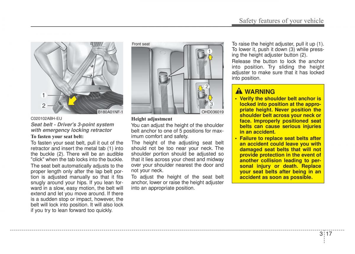 Kia Optima Magentis Lotze owners manual / page 33