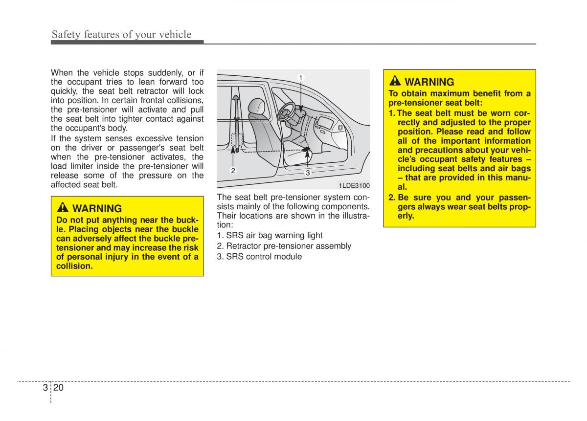 Kia Optima Magentis Lotze owners manual / page 36