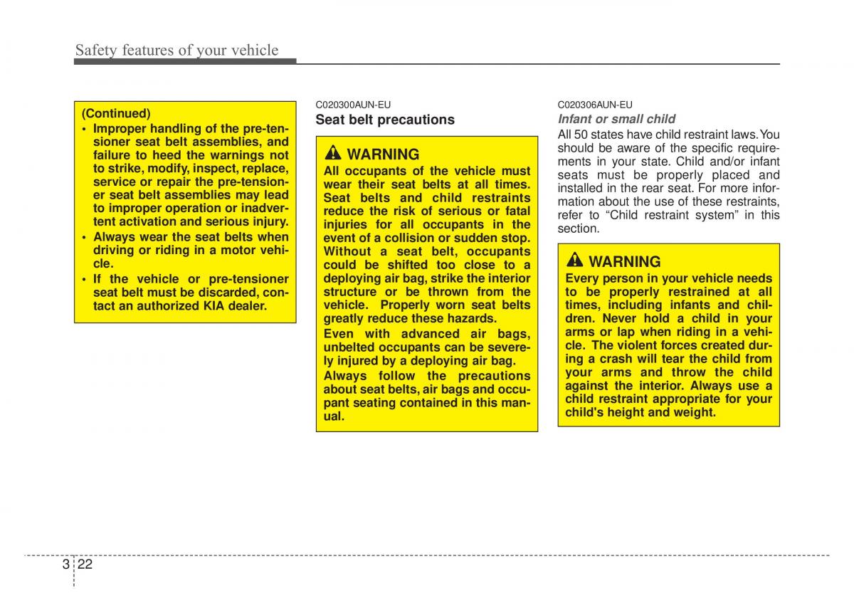 Kia Optima Magentis Lotze owners manual / page 38