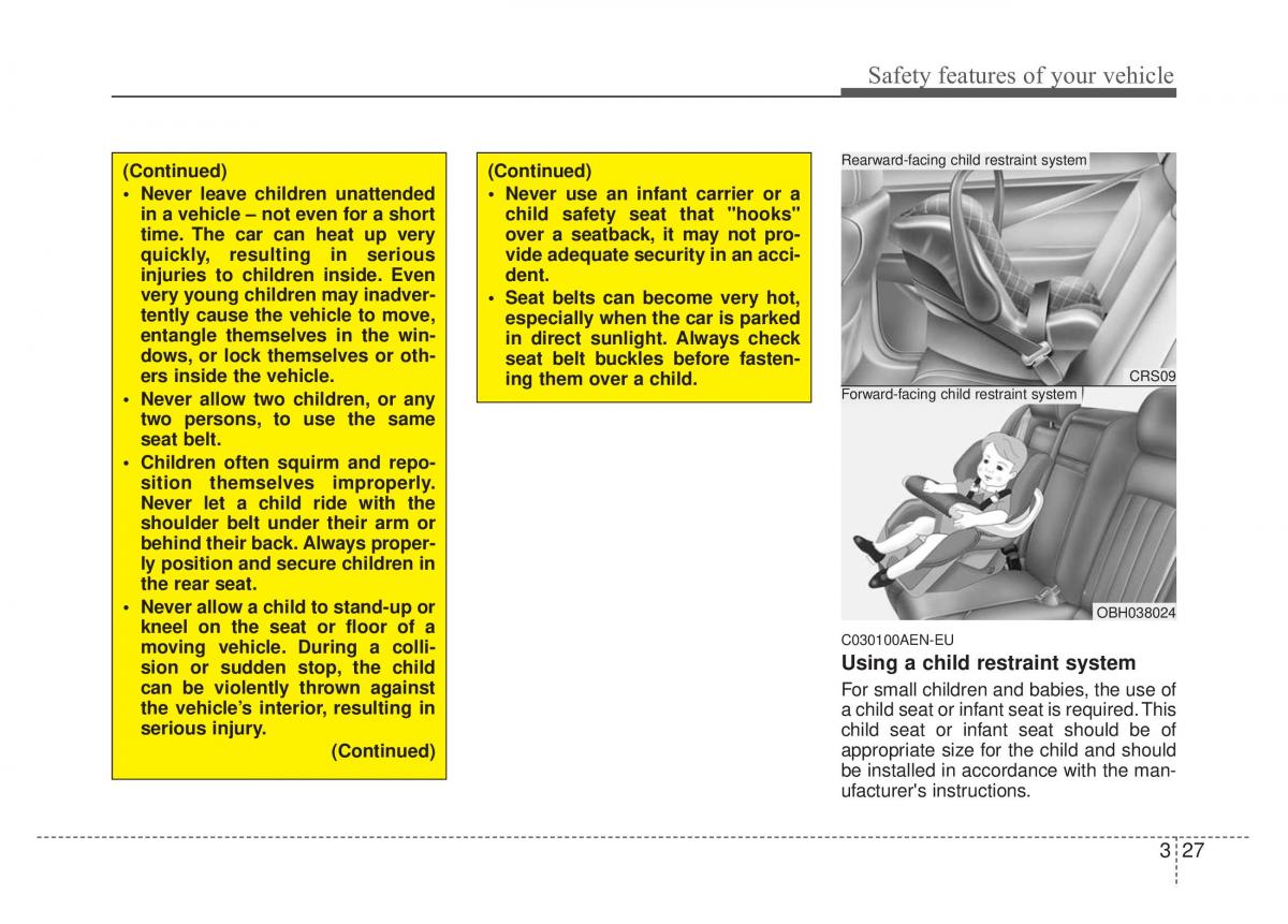 Kia Optima Magentis Lotze owners manual / page 43