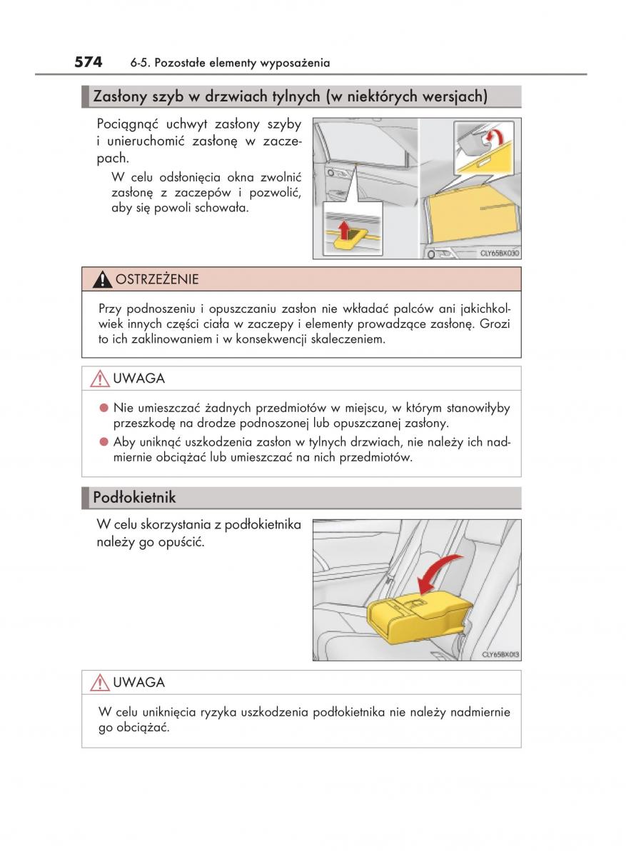 Lexus RX 200t IV 4 instrukcja obslugi / page 574