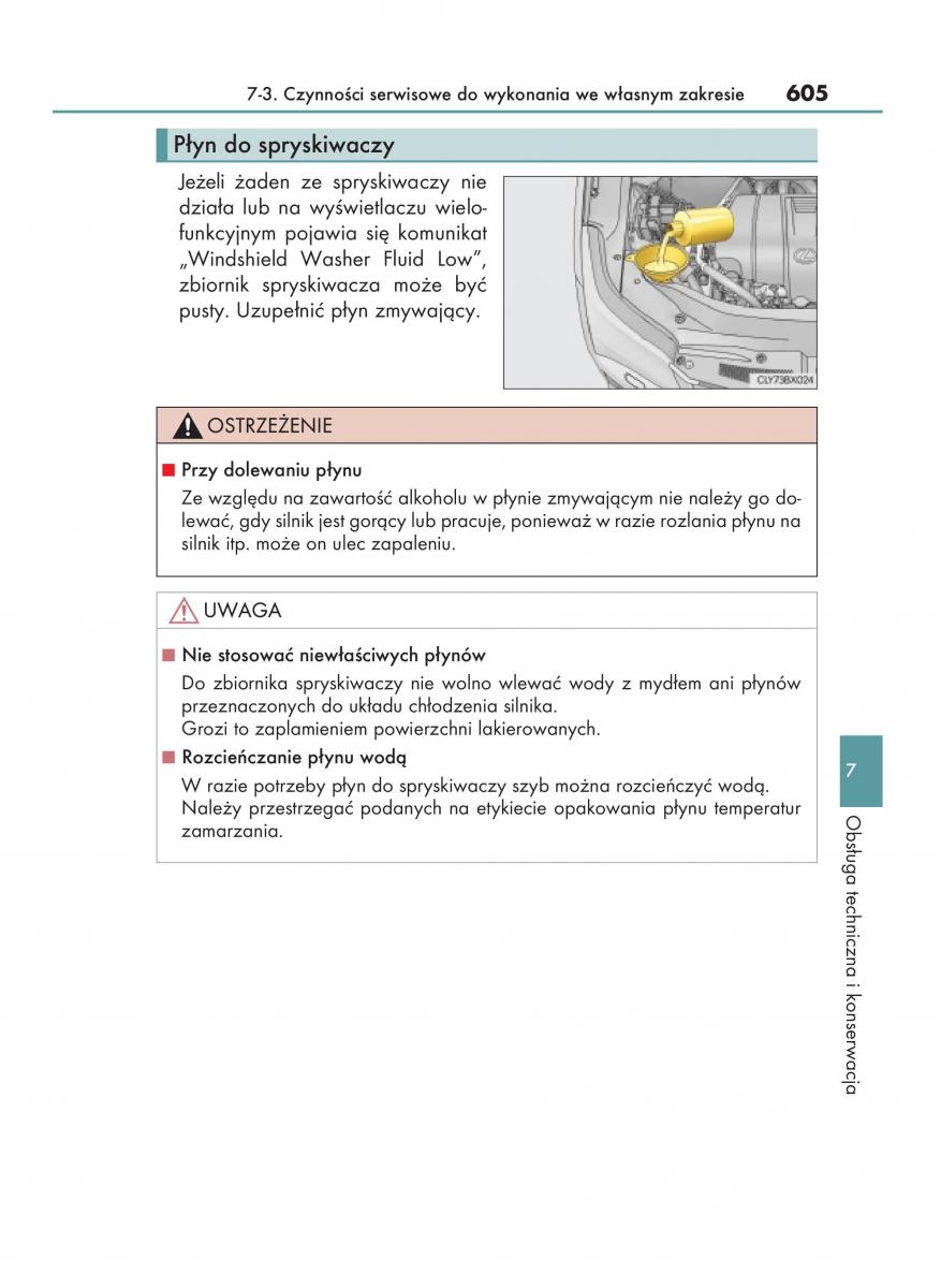 Lexus RX 200t IV 4 instrukcja obslugi / page 605