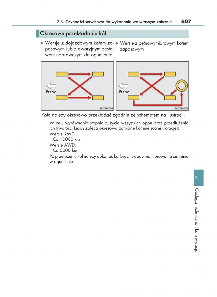 Lexus RX 200t IV 4 instrukcja obslugi / page 607