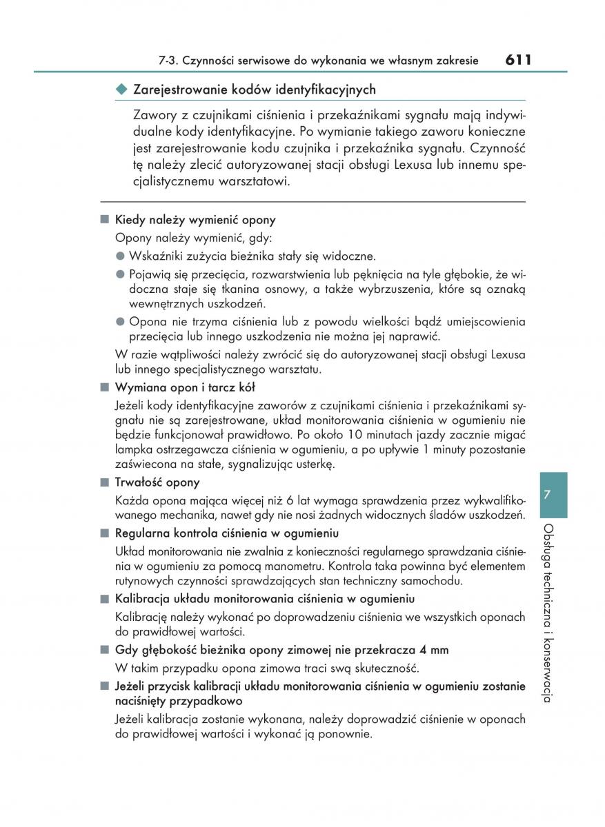 Lexus RX 200t IV 4 instrukcja obslugi / page 611