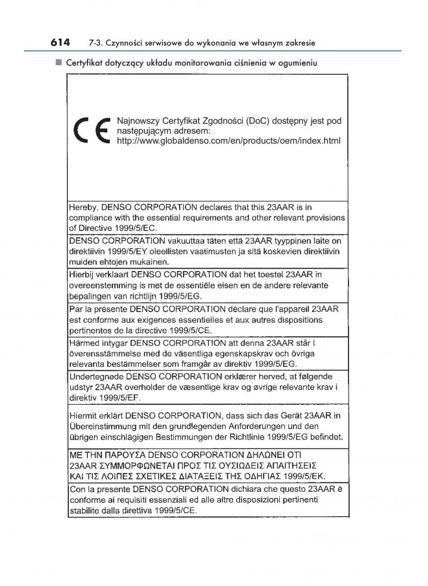 Lexus RX 200t IV 4 instrukcja obslugi / page 614