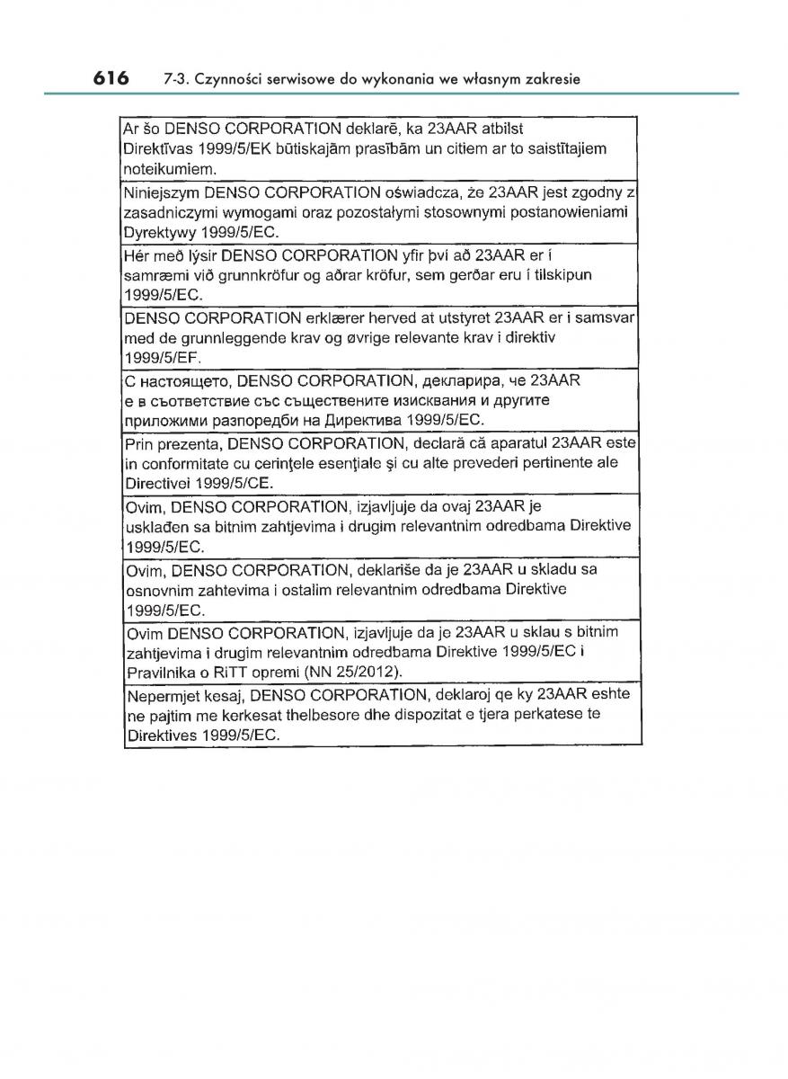 Lexus RX 200t IV 4 instrukcja obslugi / page 616