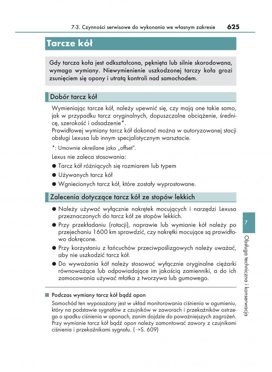 Lexus RX 200t IV 4 instrukcja obslugi / page 625