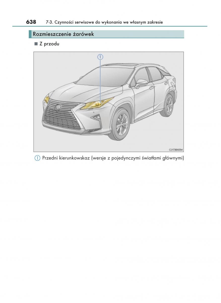 Lexus RX 200t IV 4 instrukcja obslugi / page 638