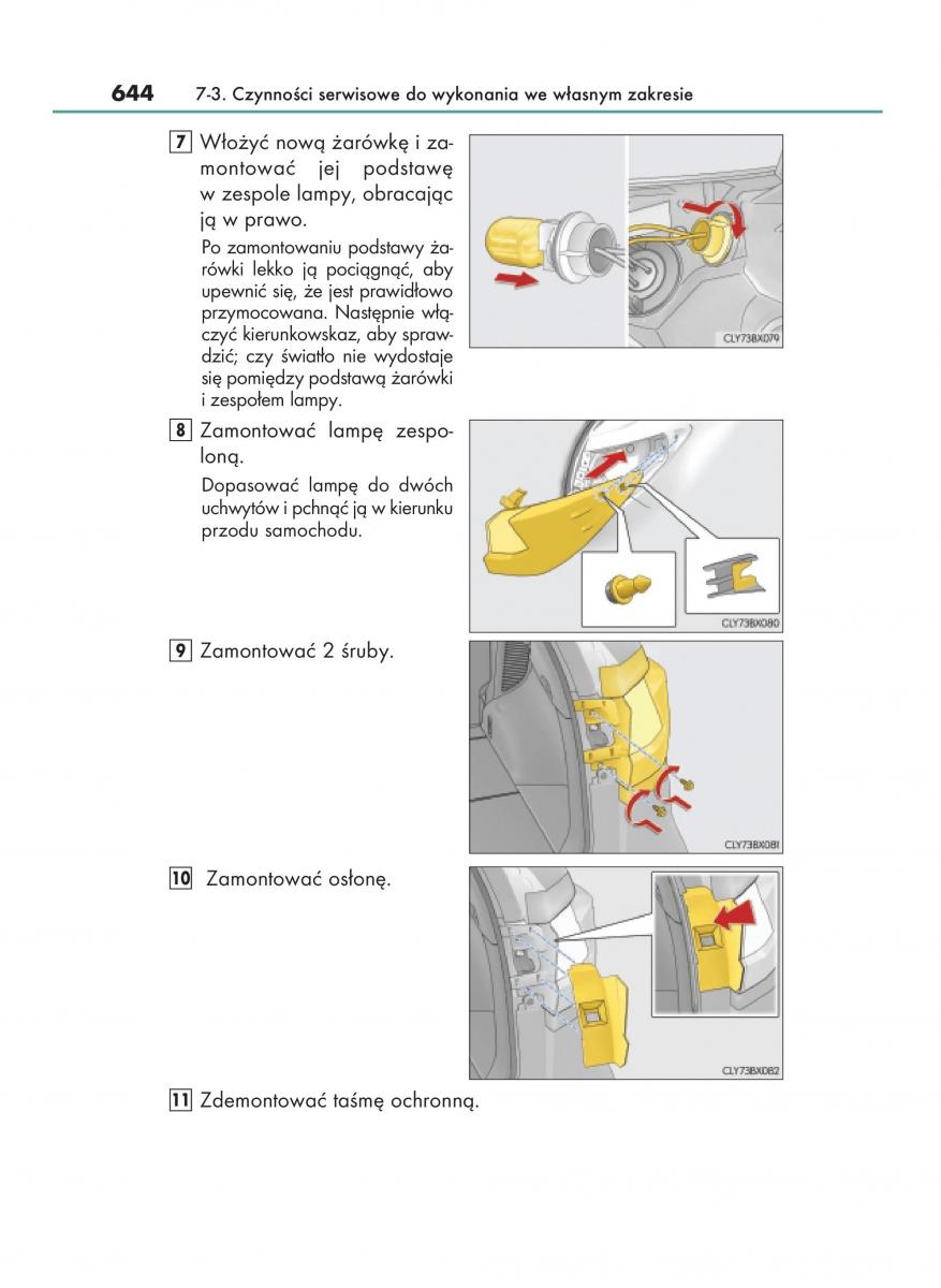 Lexus RX 200t IV 4 instrukcja obslugi / page 644