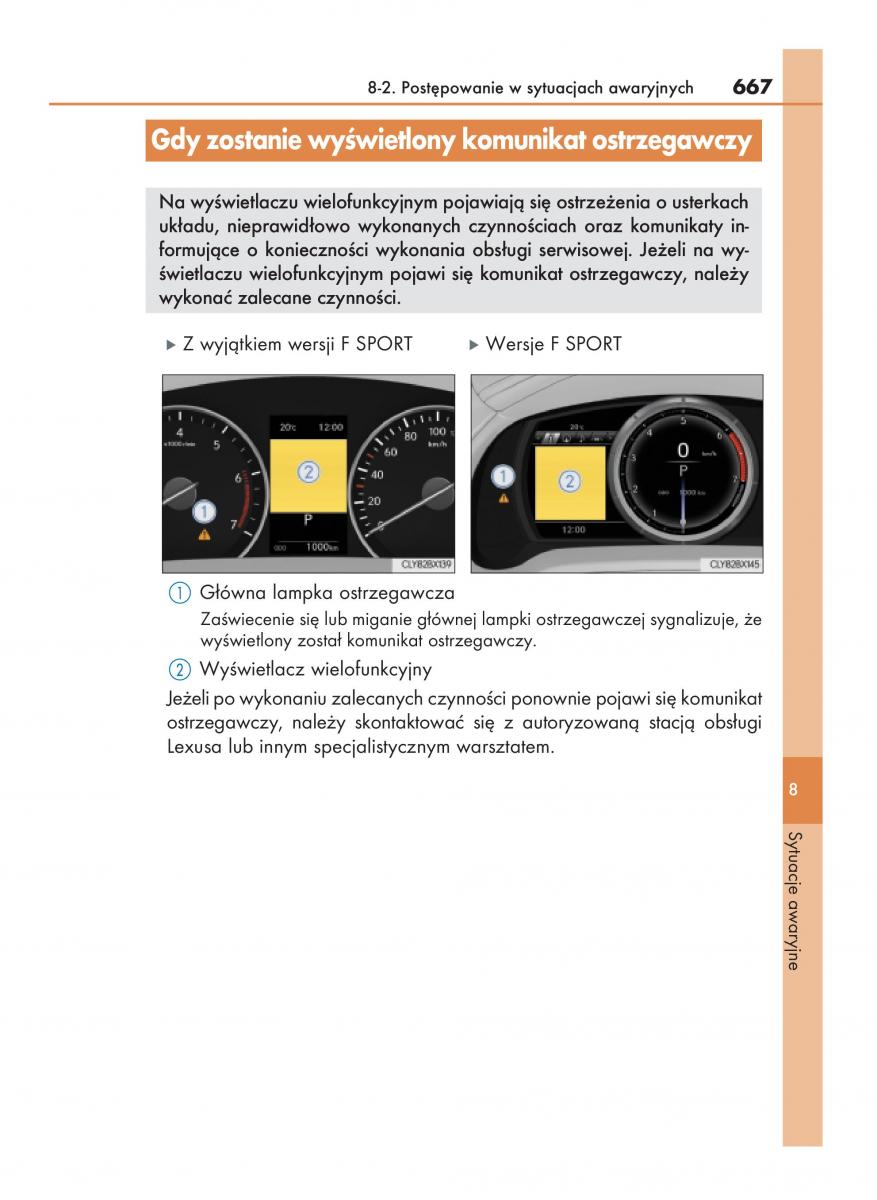 Lexus RX 200t IV 4 instrukcja obslugi / page 667