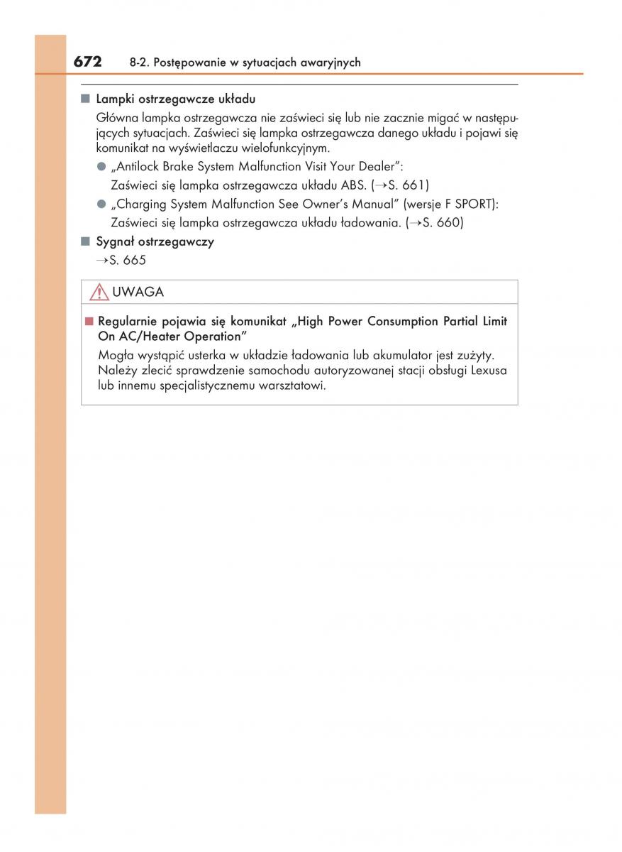 Lexus RX 200t IV 4 instrukcja obslugi / page 672