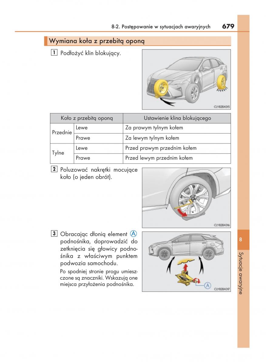 Lexus RX 200t IV 4 instrukcja obslugi / page 679