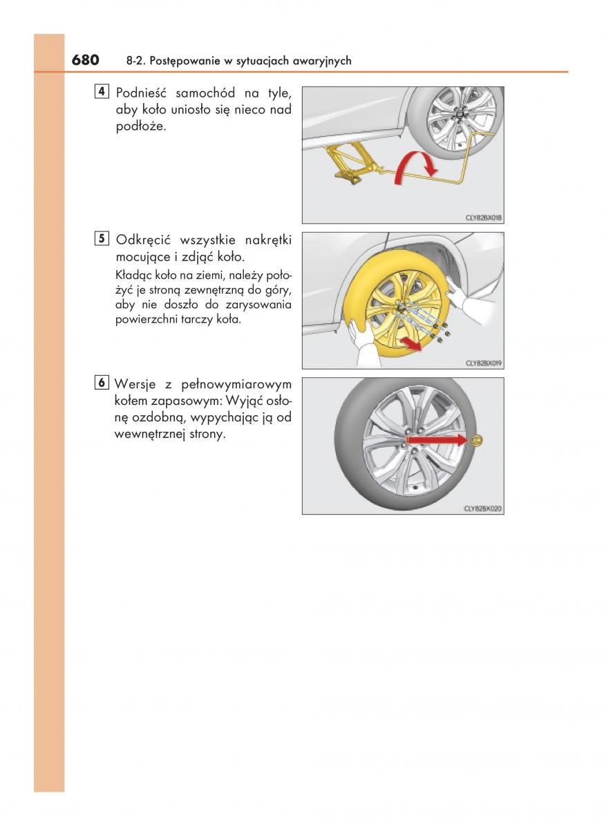 Lexus RX 200t IV 4 instrukcja obslugi / page 680