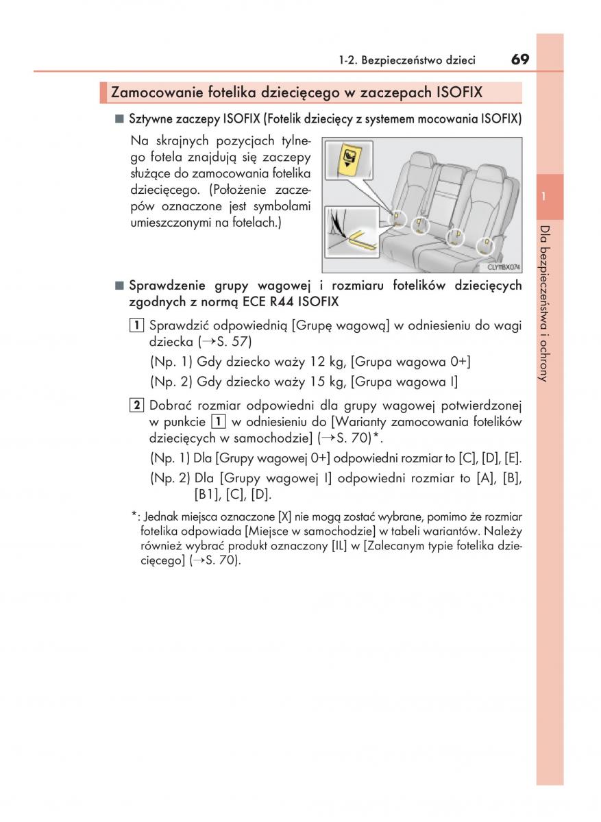 Lexus RX 200t IV 4 instrukcja obslugi / page 69