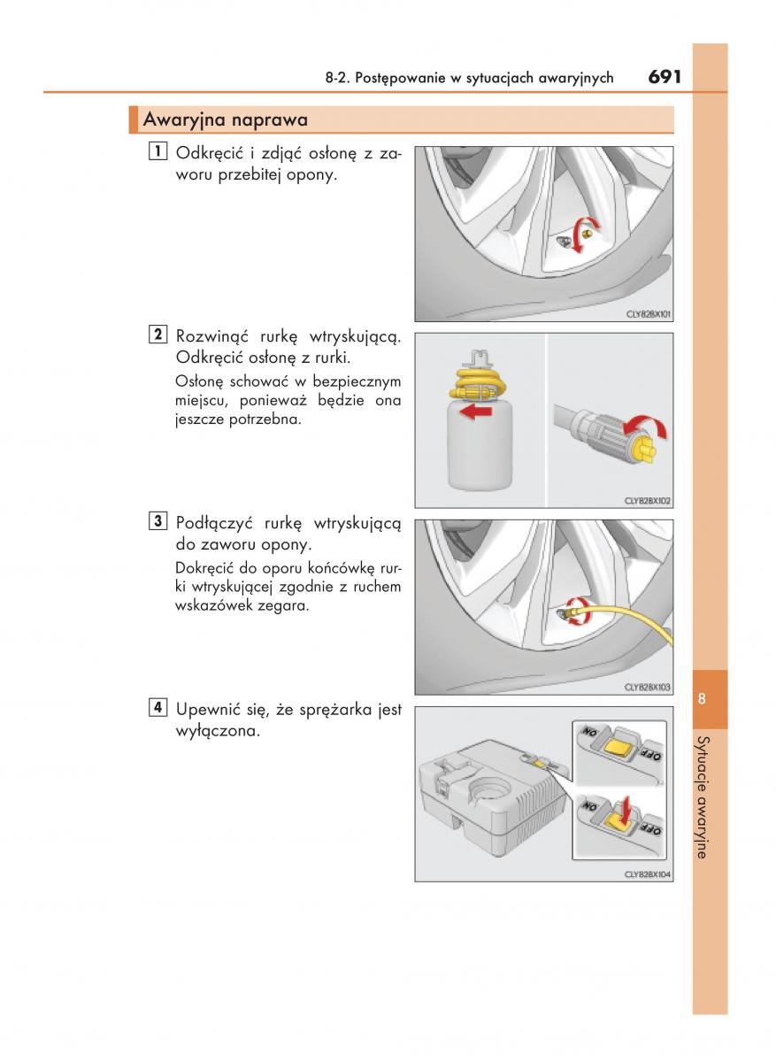 Lexus RX 200t IV 4 instrukcja obslugi / page 691