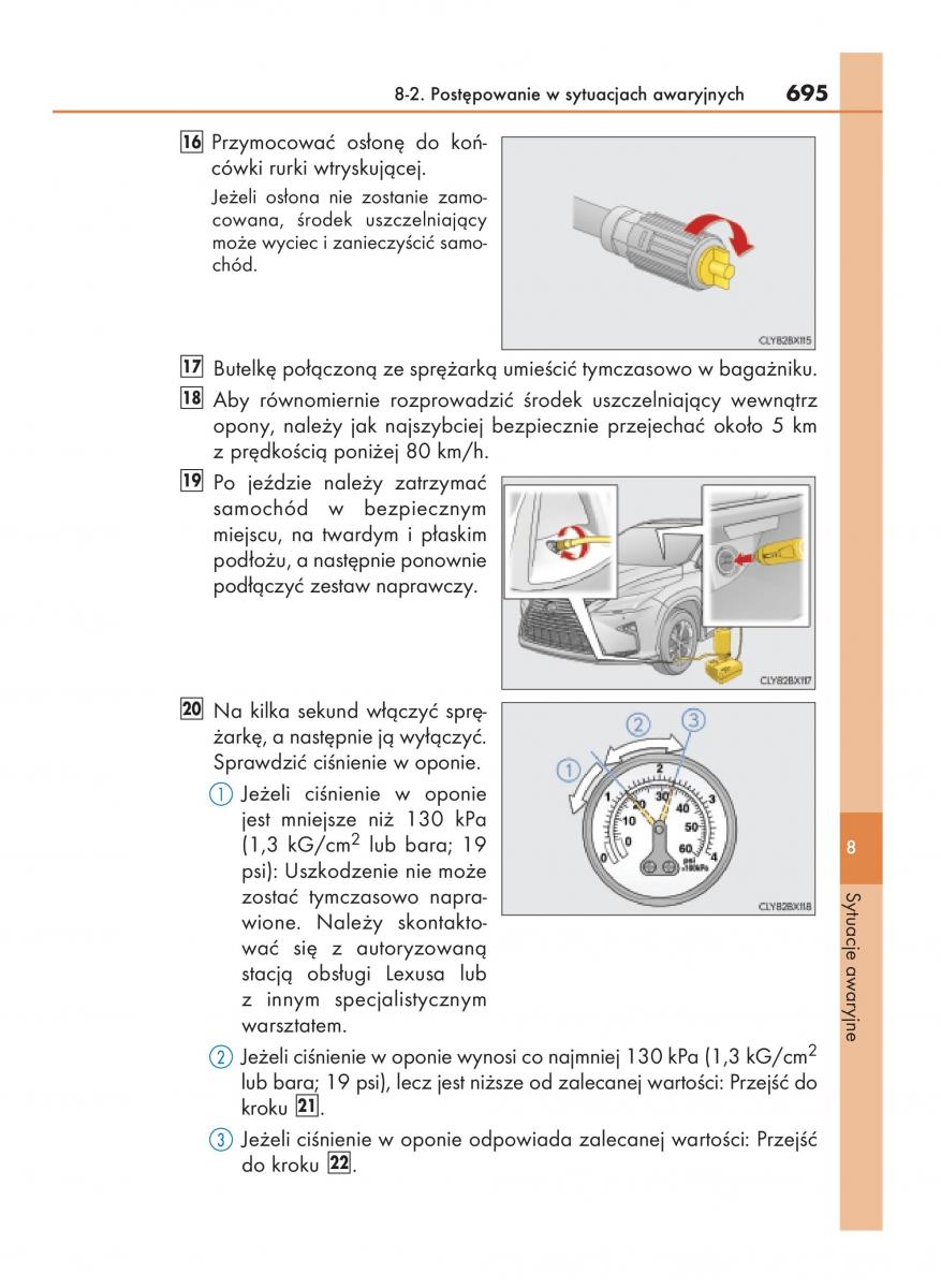 Lexus RX 200t IV 4 instrukcja obslugi / page 695