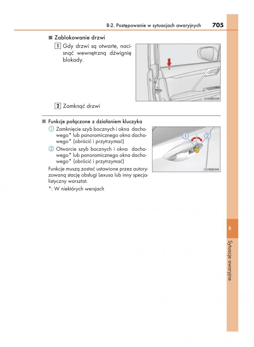 Lexus RX 200t IV 4 instrukcja obslugi / page 705