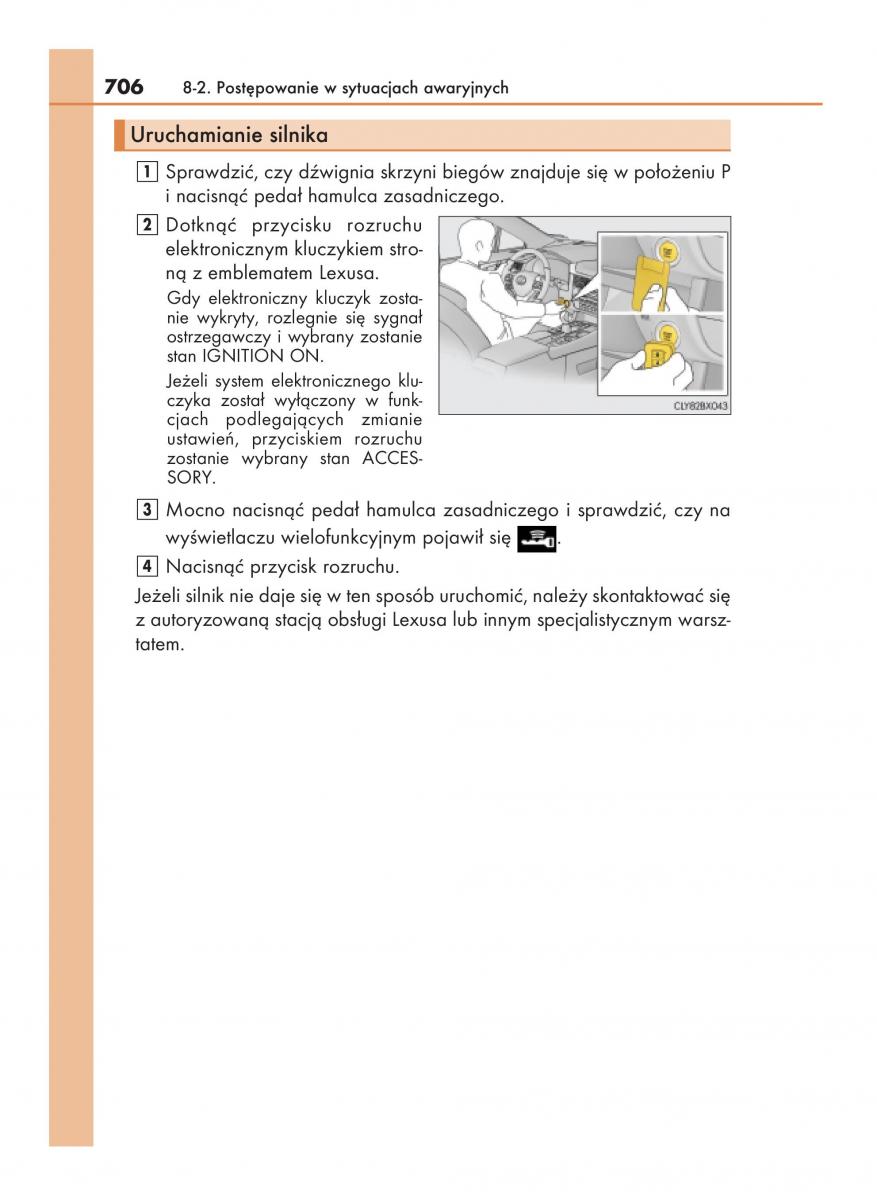 Lexus RX 200t IV 4 instrukcja obslugi / page 706