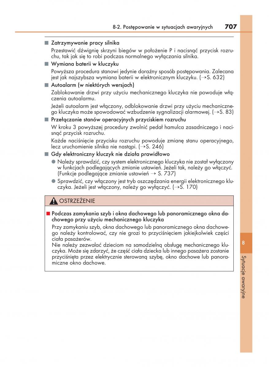 Lexus RX 200t IV 4 instrukcja obslugi / page 707