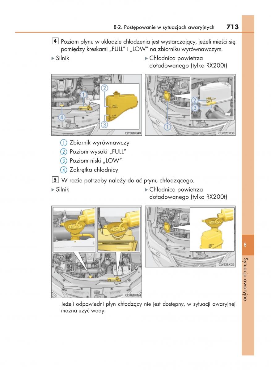 Lexus RX 200t IV 4 instrukcja obslugi / page 713
