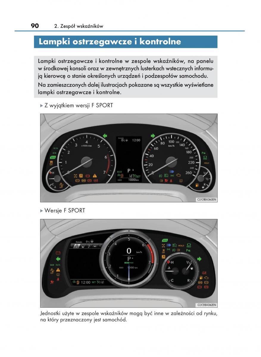 Lexus RX 200t IV 4 instrukcja obslugi / page 90