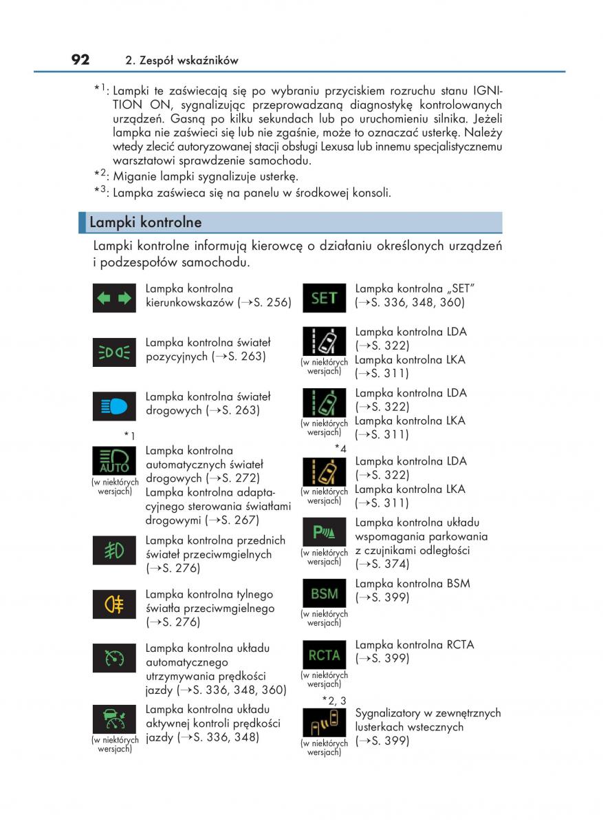 Lexus RX 200t IV 4 instrukcja obslugi / page 92