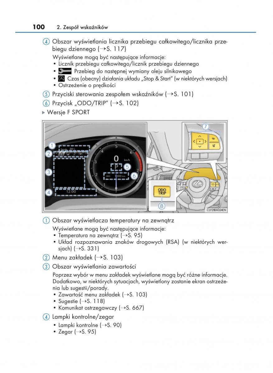 Lexus RX 200t IV 4 instrukcja obslugi / page 100