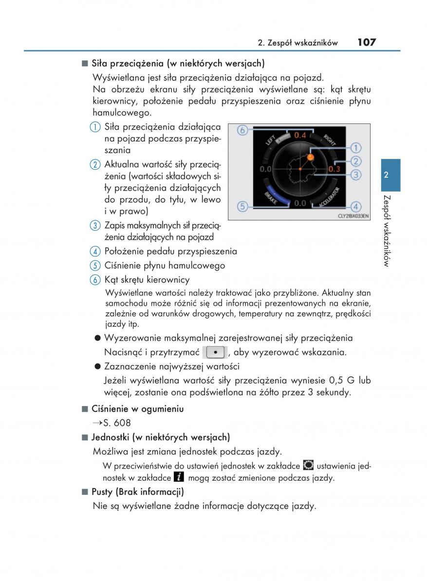 Lexus RX 200t IV 4 instrukcja obslugi / page 107