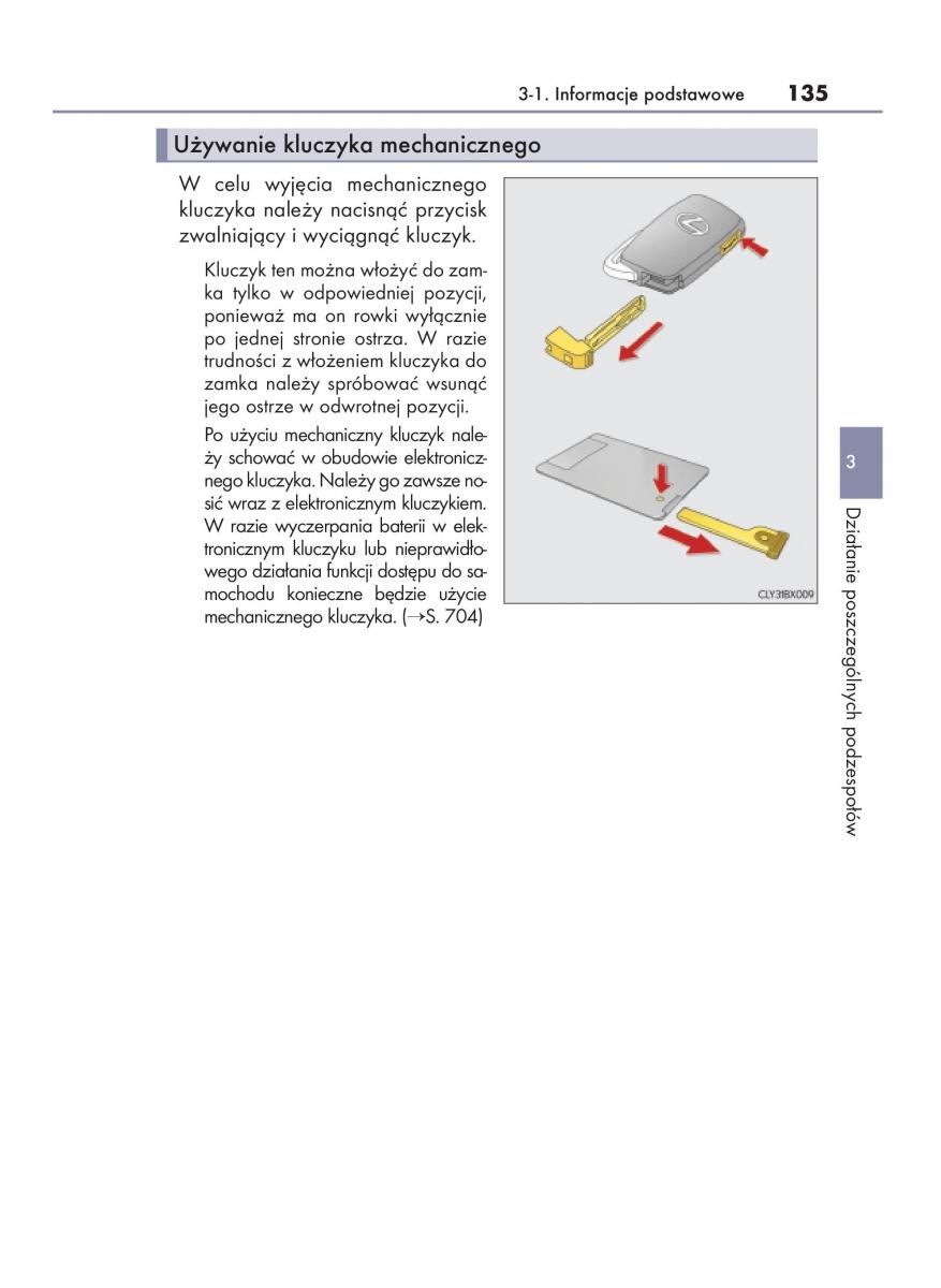 Lexus RX 200t IV 4 instrukcja obslugi / page 135