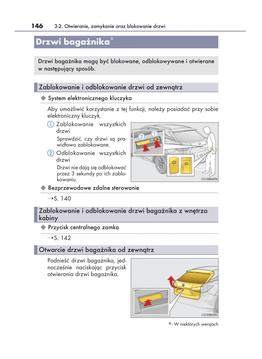 Lexus RX 200t IV 4 instrukcja obslugi / page 146