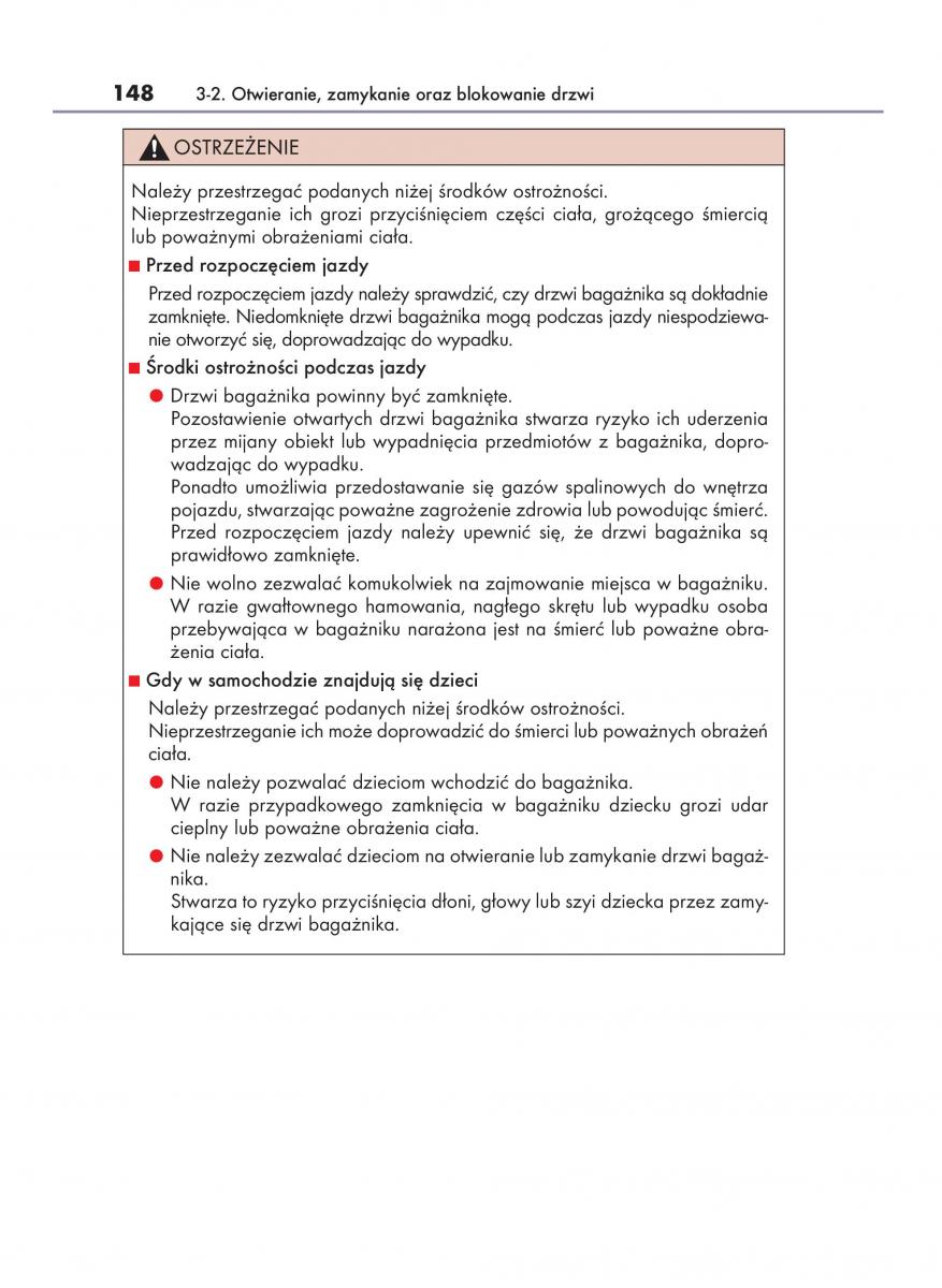 Lexus RX 200t IV 4 instrukcja obslugi / page 148