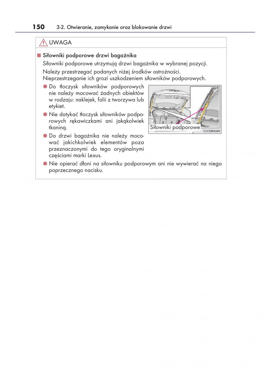 Lexus RX 200t IV 4 instrukcja obslugi / page 150