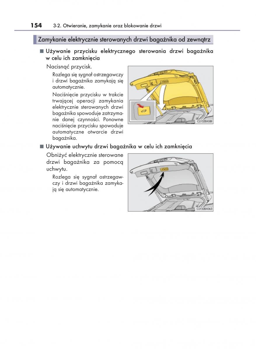 Lexus RX 200t IV 4 instrukcja obslugi / page 154