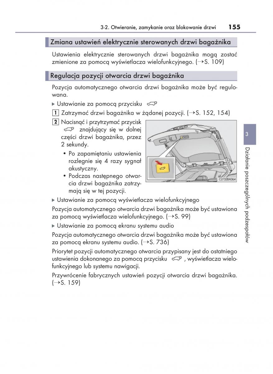 Lexus RX 200t IV 4 instrukcja obslugi / page 155