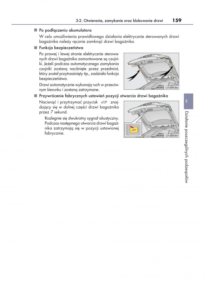 Lexus RX 200t IV 4 instrukcja obslugi / page 159