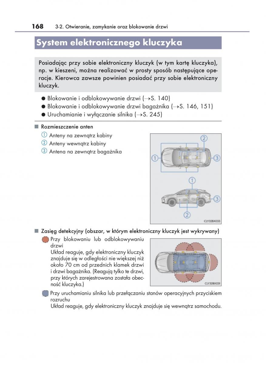 Lexus RX 200t IV 4 instrukcja obslugi / page 168