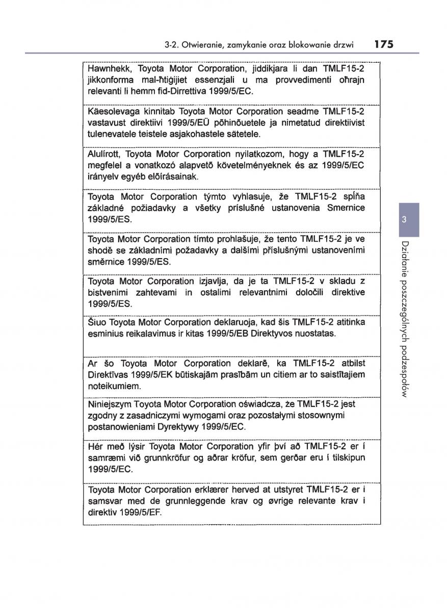 Lexus RX 200t IV 4 instrukcja obslugi / page 175