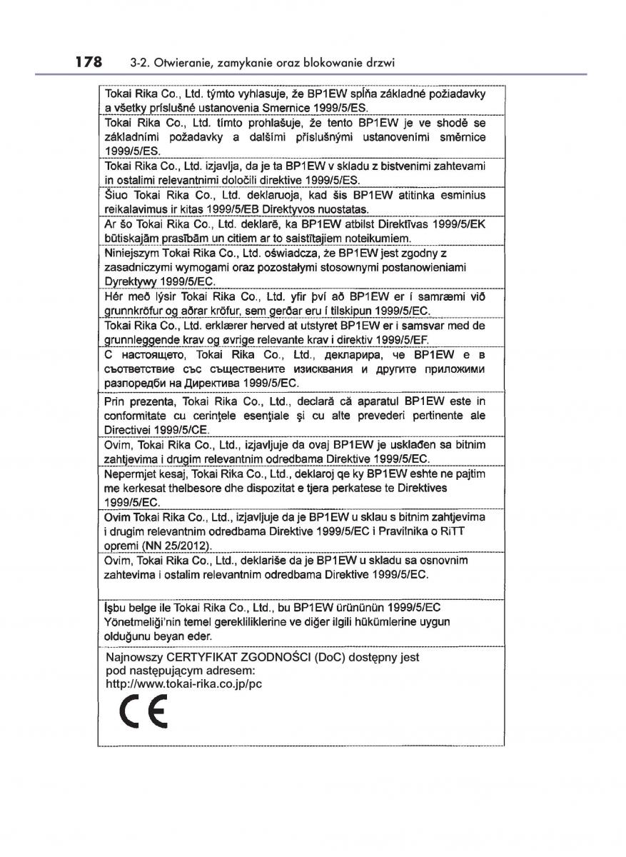 Lexus RX 200t IV 4 instrukcja obslugi / page 178