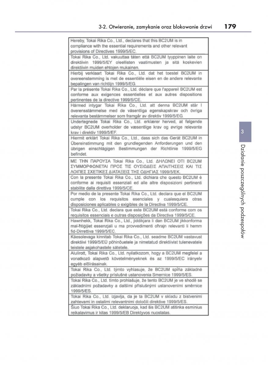 Lexus RX 200t IV 4 instrukcja obslugi / page 179