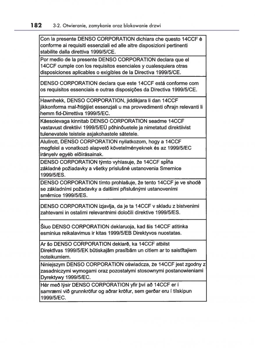 Lexus RX 200t IV 4 instrukcja obslugi / page 182