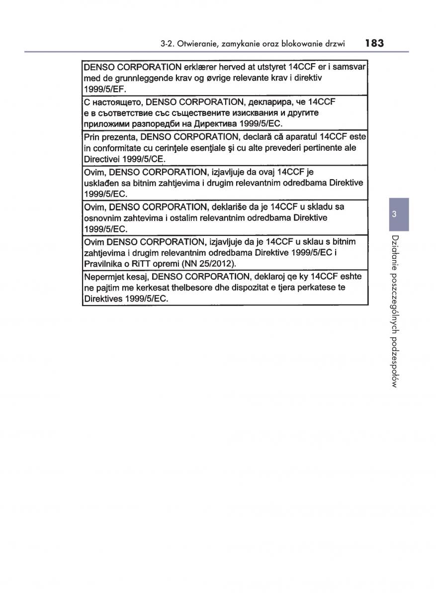 Lexus RX 200t IV 4 instrukcja obslugi / page 183