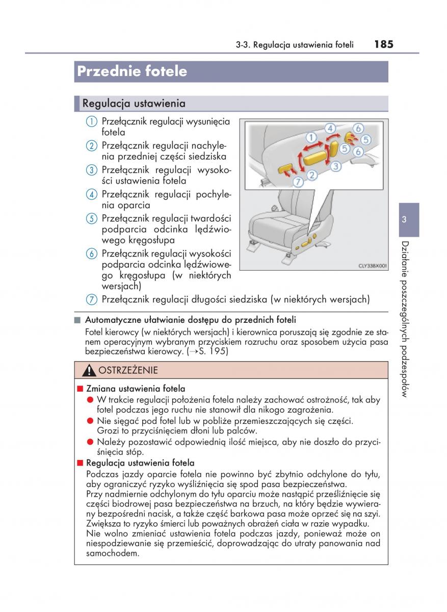 Lexus RX 200t IV 4 instrukcja obslugi / page 185