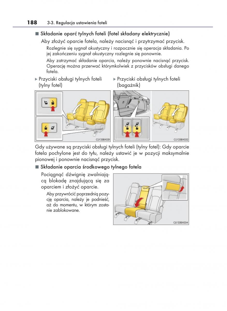 Lexus RX 200t IV 4 instrukcja obslugi / page 188