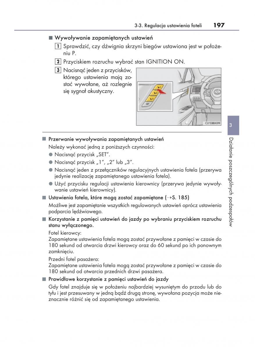 Lexus RX 200t IV 4 instrukcja obslugi / page 197