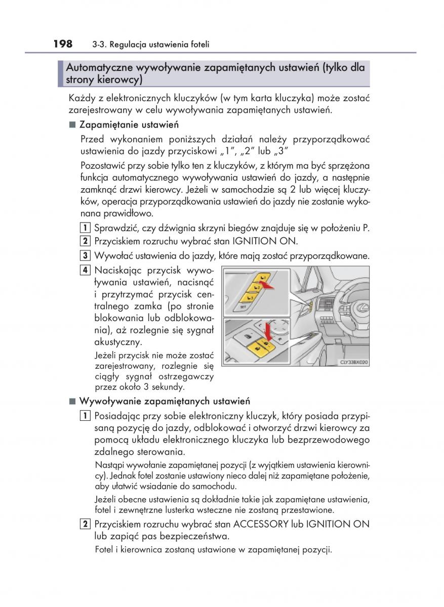 Lexus RX 200t IV 4 instrukcja obslugi / page 198