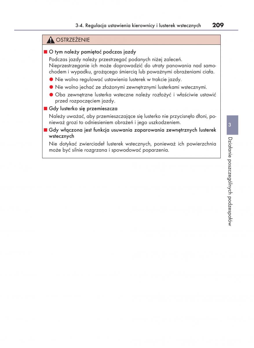 Lexus RX 200t IV 4 instrukcja obslugi / page 209